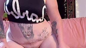 My Pussy Flows Wild When I Fuck Myself With Huge Bad Dragon Dildo