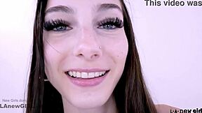 Hot Girl's Tight Young Pussy Teased And Penetrated By Monster Cock In Casting