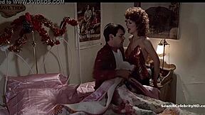 Jamie Lee Curtis bares big tits in steamy trading places sex scene