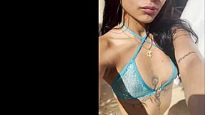 Veronica Gonzales' Skinny Ass Stretched by Monster Cock Creampie!