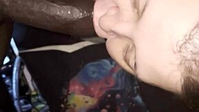 late night big ass babe gives demon head on bbc