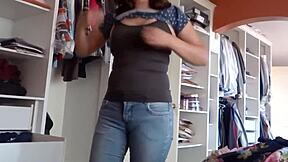 Stepson's Huge Cumshot Fills Maid's Ass!!