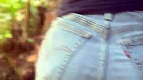 peruvian redhead gulps stranger's cum facial deep in jungle wilds