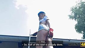 i fuck old hunter hard for annual salary in public hunt4k