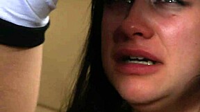 Slave Girl Kneels Submissively for Master's Electro BDSM Maledom Torment