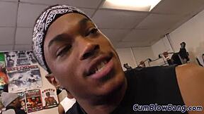 Blonde's Sticky Bukkake Facial Secret