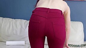 AMATEUR TEEN WEBCAM BOUND MASTURBATES FIRST TIME FOR YOUR PLEASURE!