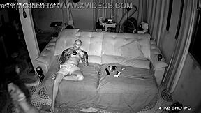 Security Camera Catches Stepdaughter Giving It To Stepdad?