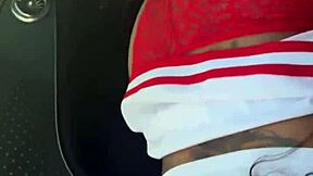 Cheerleader Sextapes Show Ebony Milfs Riding Big Black Cocks in Costumed Creampie Compilations