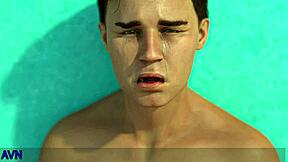 stepdaddy loves watching me shower then golden shower sloppy blowjob 😩💦