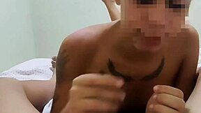 Skinny teen chokes on sloppy deepthroat facefuck like a pro amateur