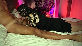 yo check this hot wife slurping sloppy on huge cock then gulping cum mouthful from neighbor