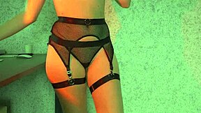 Petite brunette teases in lingerie try-on before revealing naked pussy secrets