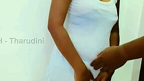 fucking this hot college girl after class then cumming on her pussy