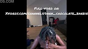 Meta glasses catch every sloppy moment of darkchocolatebarbie's intense blowjob session