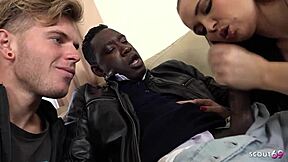 imagine your skinny girlfriend ally style screaming from rough bbc anal while cuckold friend watches cum swap