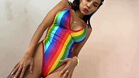 Mila Garcia's Massive Tits Bounce on Monster Deepthroat Cock