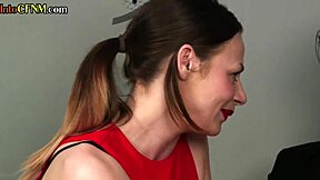 classy cfnm milfs suck and wank cocks in group femdom