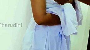 fucking this hot college girl after class then cumming on her pussy