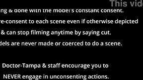 giggles rubs her feet all over giant hot rock at beach backstage