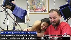 Raya Nguyens tight pussy takes massive cum blast after intense pounding session