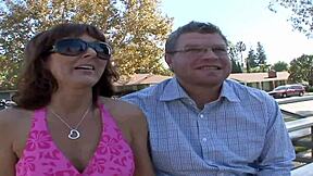 big tits mature wife takes stranger cock for hubby's cuckold thrill