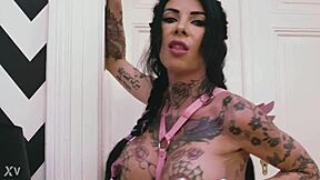 Ever gaped your ass like this queen with monster black dildo?
