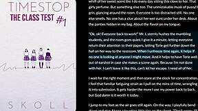 timestop freezes classroom for face fucking erotic audiobook story