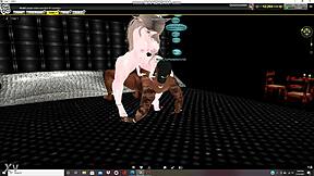 Woman flaunts her big tits huge ass alongside massive cock display