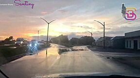 imagine flashing your cuckold hubby while a monster cock stretches you in the car