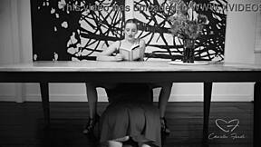 damn amber moores' book has charlie forde fingering her wet cunt hard!