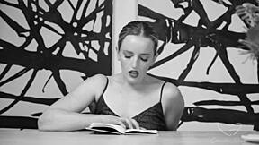 damn amber moores' book has charlie forde fingering her wet cunt hard!