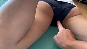 Amateur Japanese Bride Craves Horny Pussy Licking on Wedding Night