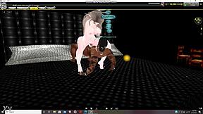 Woman flaunts her big tits huge ass alongside massive cock display