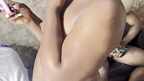 omg she twerks insanely on my small cock fucks me drunk with handcuffs