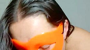 Bar Owner Milf Penetrates Huge Puffy Pussy Lips For Stranger Cock Client