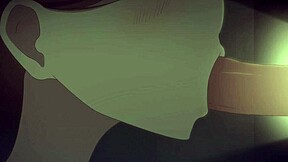 Christmas slut deepthroats huge cock swallows cumshot