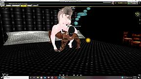 Woman flaunts her big tits huge ass alongside massive cock display