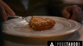 desperate katie kush bends over for loan officer's big cock to save business