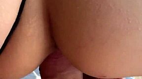 petite latina lingerie model endures hard anal then massive creampie pov vertical