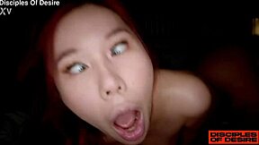 I tricked my cute Japanese friend into big black cock