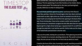 timestop freezes classroom for face fucking erotic audiobook story