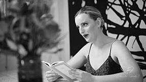 damn amber moores' book has charlie forde fingering her wet cunt hard!