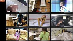 Freshman Sheila Daniels endures boyfriend's mandatory hitachi vibrator orgasm backstage