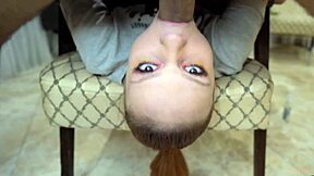 stepbrother bends over stepsis pounding her ass with monster cock