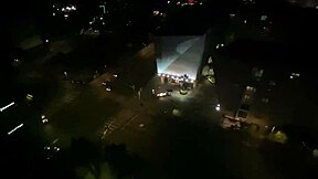 los angeles balcony railing with big black cock caught moaning