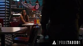 desperate katie kush bends over for loan officer's big cock to save business