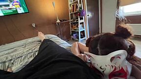 I tame her ass for massive orgasm