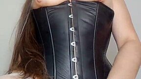 Bar Owner Milf Penetrates Huge Puffy Pussy Lips For Stranger Cock Client