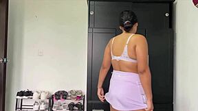 Boss gave me workout day off but I squatted deep on his monster cock cowgirl!